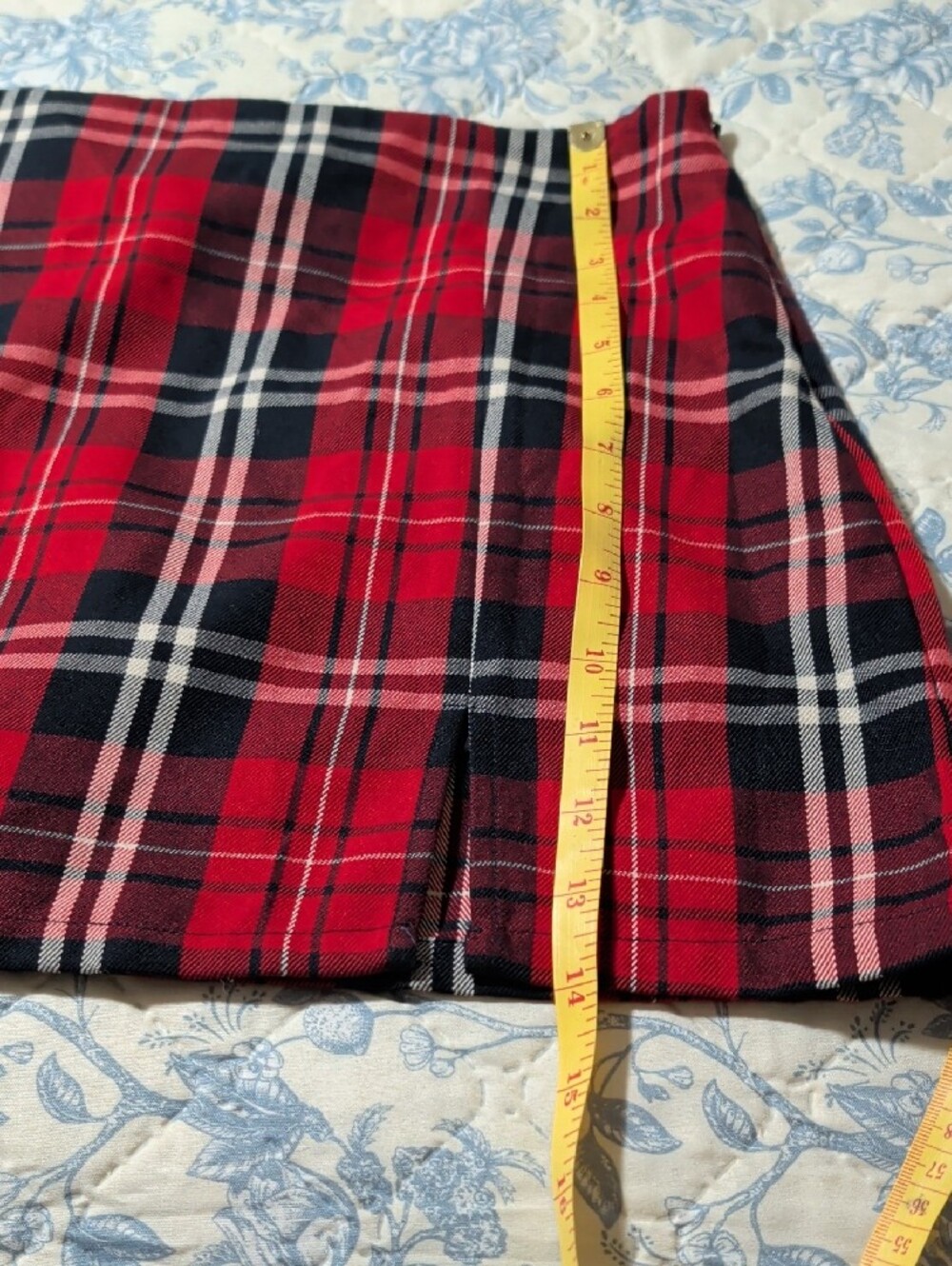 Sincerely Jules Red Plaid Mini Skirt - Picture 10 of 10